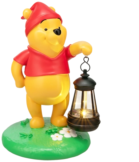 Ηλιακό φωτιστικό Disney Winnie the Pooh με φανάρι - 1 τεμάχιο