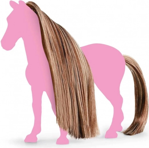 Schleich Horse Club αξεσουάρ για άλογα – καστανοχρυσαφένια χαίτη και ουρά