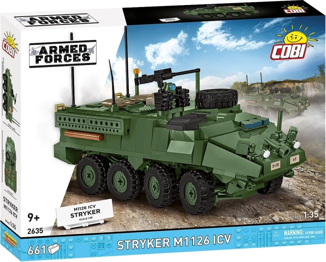 COBI Armed Forces θωρακισμένο τεθωρακισμένο όχημα μεταφοράς προσωπικού Stryker M1126 ICV 1:35 (661 τεμάχια)