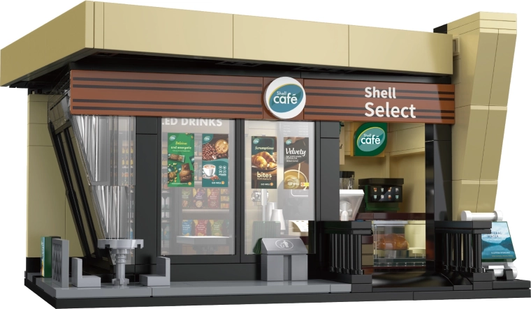 Αυθεντική εμφάνιση Shell Café