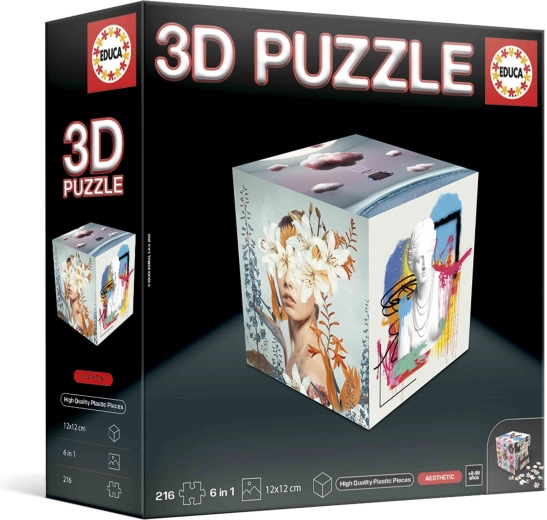Educa 3D παζλ κύβος Estetika 216 κομμάτια