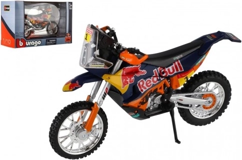 Μεταλλικό μοντέλο μοτοσικλέτας BBURAGO RED BULL KTM Rally Dakar 2019, 1:18