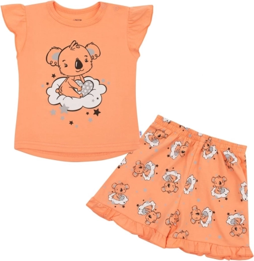 Παιδική καλοκαιρινή πιτζάμα με κοάλα New Baby Dream, σομόν