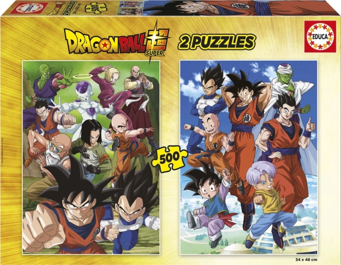 Παζλ EDUCA Dragon Ball 2×500 κομμάτια