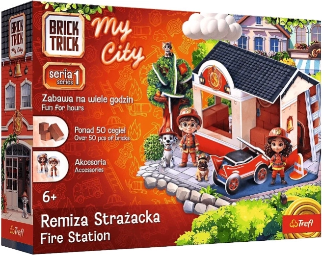 Brick Trick My City πυροσβεστικός σταθμός