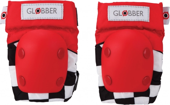 Προστατευτικά γονάτων και αγκώνων Globber racing red