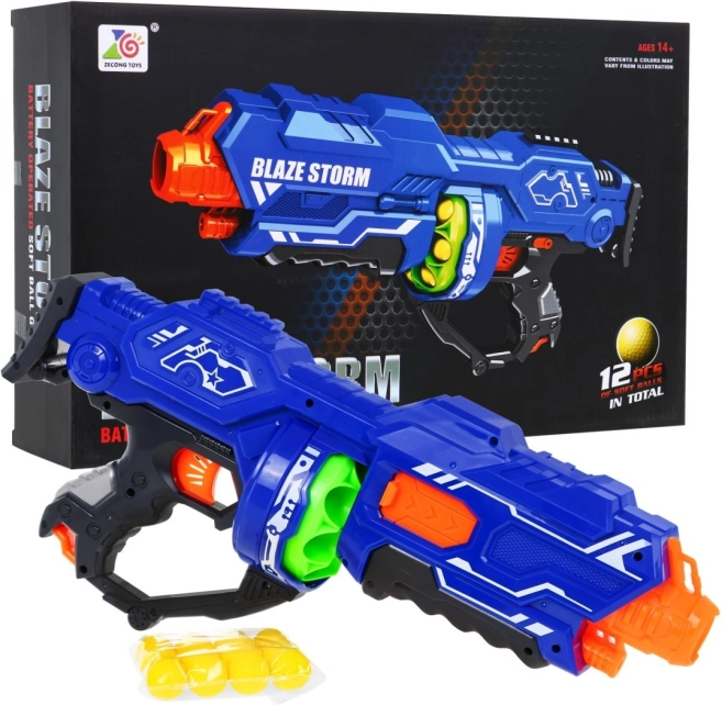 Μπλάστερ BLAZE STORM για εφήβους 14+ με αφρώδεις μπαλίτσες και πρόσθετη λαβή