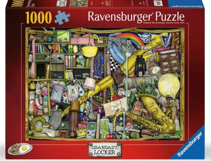 Παζλ Ravensburger Το ντουλάπι του παππού, 1000 κομμάτια
