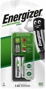 Energizer μίνι φορτιστής AA/AAA + 2× AA Power Plus 2000 mAh