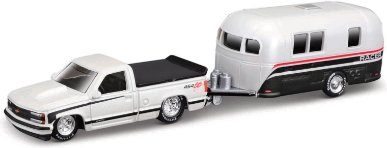 Maisto Design Tow & Go Chevrolet 454 SS pick-up με τροχόσπιτο 1:64