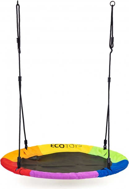 Κούνια φωλιάς κήπου 100 cm, πολύχρωμη ECOTOYS