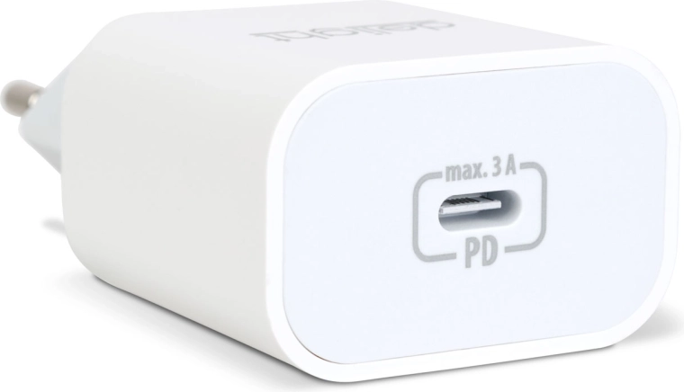 Δικτυακός αντάπτορας USB-C με γρήγορη φόρτιση PD 20 W, λευκός