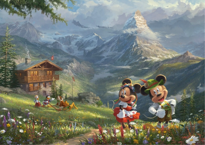 Παζλ Mickey και Minnie στις Άλπεις 1000 κομμάτια