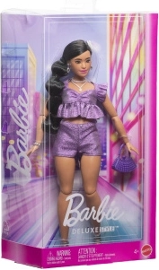 Barbie Deluxe μοντέλο – μωβ σορτσάκι