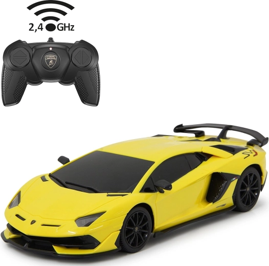 Jamara Lamborghini Aventador SVJ RC αυτοκίνητο 1:24, κίτρινο, 2,4 GHz