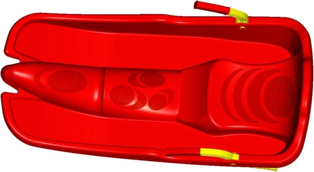 Κόκκινα έλκηθρα (boby) Turbojet