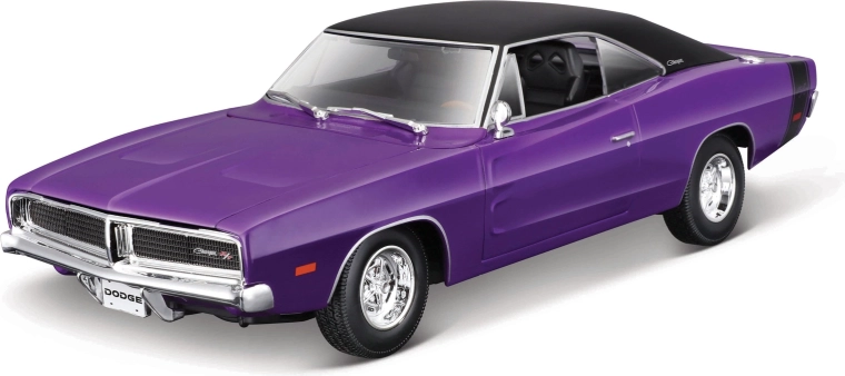 Maisto 1969 Dodge Charger R/T μωβ μοντέλο αυτοκινήτου 1:18
