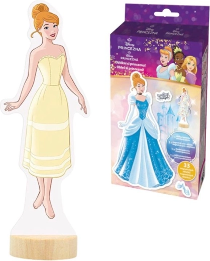 Μαγνητικό ντύσιμο με βιβλίο ζωγραφικής DISNEY Πριγκίπισσες