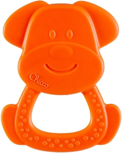 Μασητικό Chicco Eco+ σκυλάκι Charlie πορτοκαλί 3m+