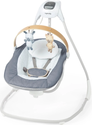 Ingenuity ηλεκτρική κούνια με μουσική SimpleComfort Chambray