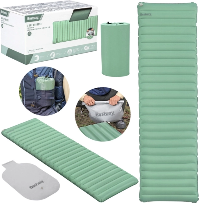 Φουσκωτό υπόστρωμα ύπνου Bestway AdventuRest 188 x 58,5 x 7,5 cm