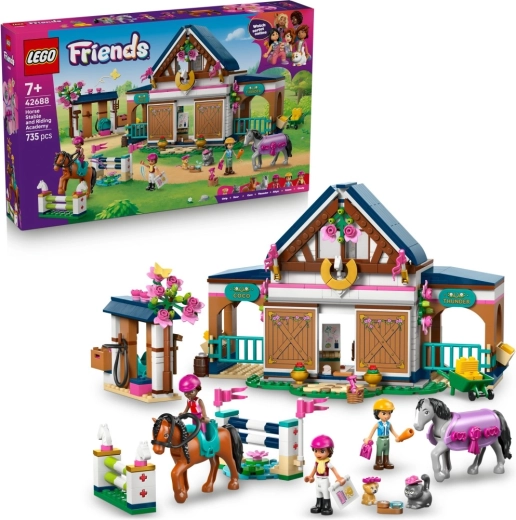 LEGO Friends στάβλος αλόγων και ακαδημία ιππασίας