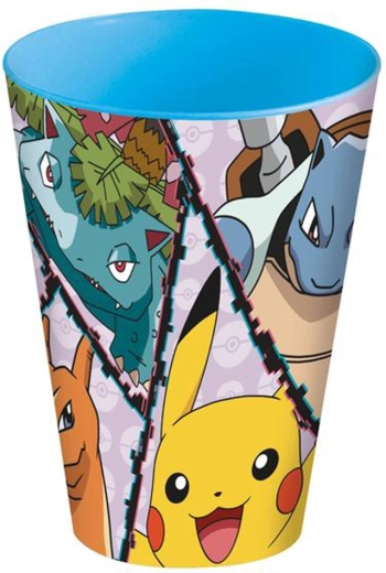 Πλαστικό ποτήρι Pokémon 430 ml μπλε