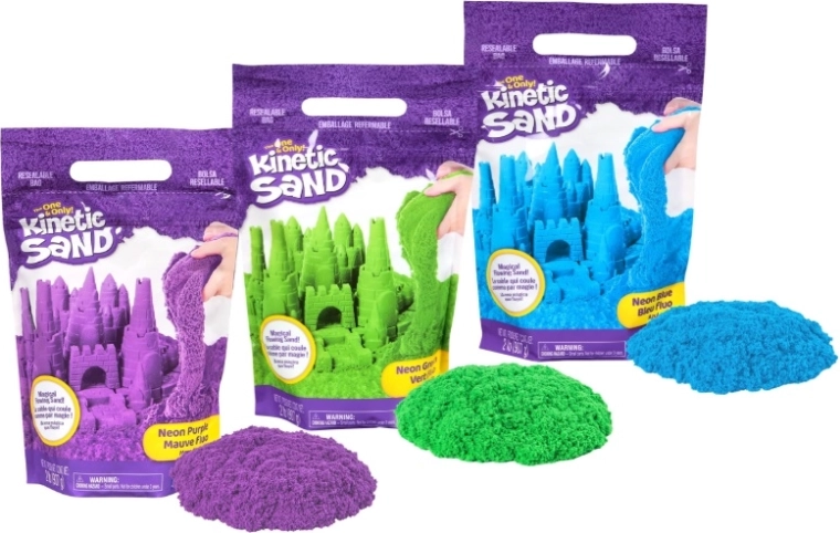 Spin Master Kinetic Sand Colour Sand – χρωματιστή κινητική άμμος (ασορτί)