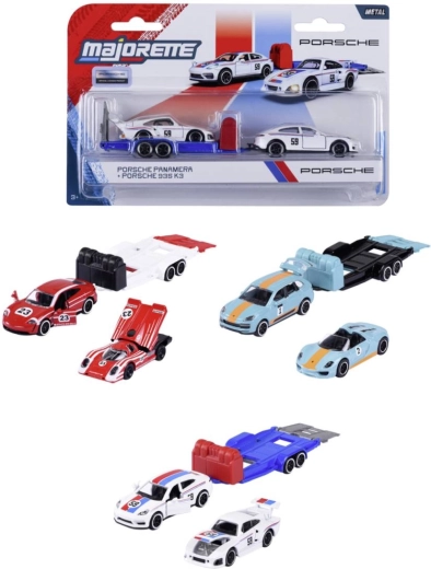 Majorette Porsche με τρέιλερ - 1 τεμάχιο