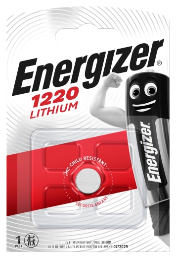 Λιθίου κουμπωτή μπαταρία Energizer CR1220 3 V