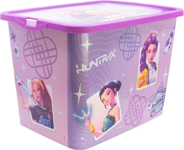 Κουτί αποθήκευσης K-pop: Κυνηγός Δαιμόνων 23 l μωβ