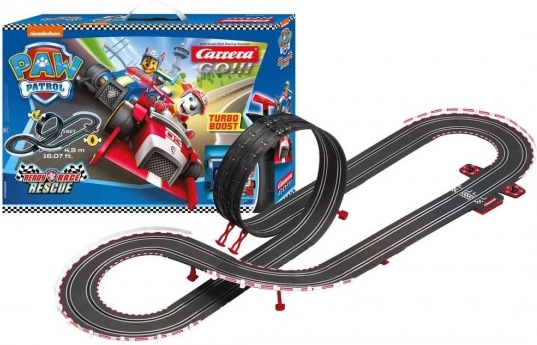 πίστα αυτοκινήτων carrera go paw patrol 4,9 m με λούπα και μετρητή γύρων