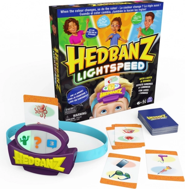 Επιτραπέζιο παιχνίδι Hedbanz Lightspeed