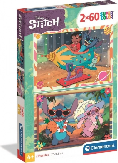 Παζλ Stitch - Χαβανέζικη διασκέδαση 2x60 κομμάτια