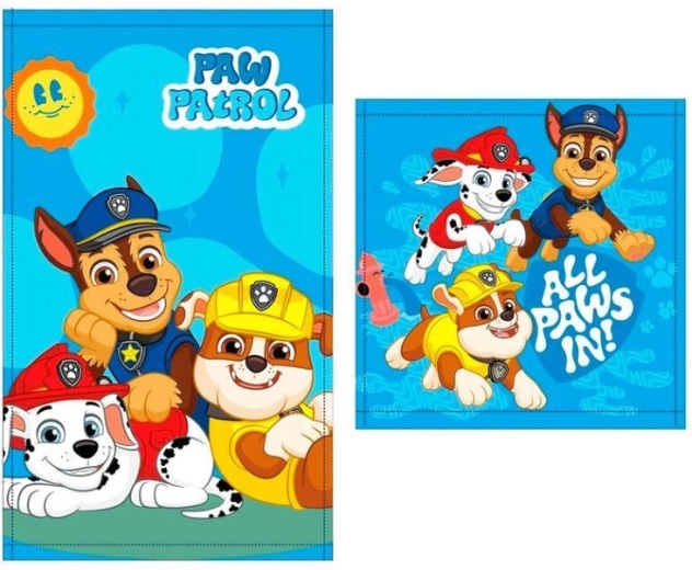 Σετ πετσετών χεριών και προσώπου Paw Patrol
