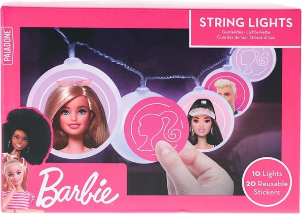 Φωτεινή γιρλάντα BARBIE με αυτοκόλλητα