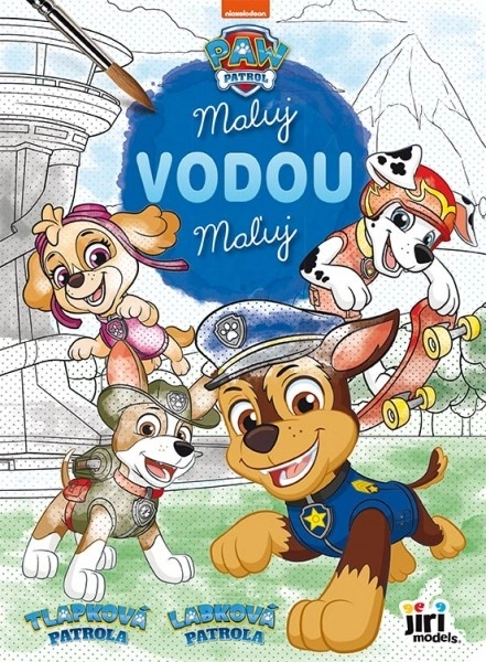 Χρωμοσελίδες «Ζωγράφισε με νερό» Paw Patrol 19 × 26,5 cm