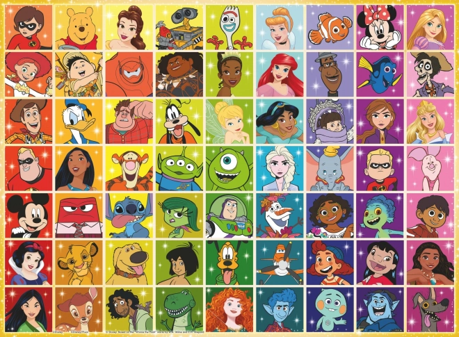 RAVENSBURGER παζλ Disney Χαρακτήρες XXL 100 κομμάτια