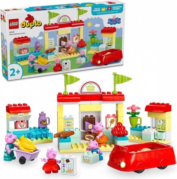 LEGO® DUPLO® 10434 Πέππα το Γουρουνάκι και σούπερ μάρκετ