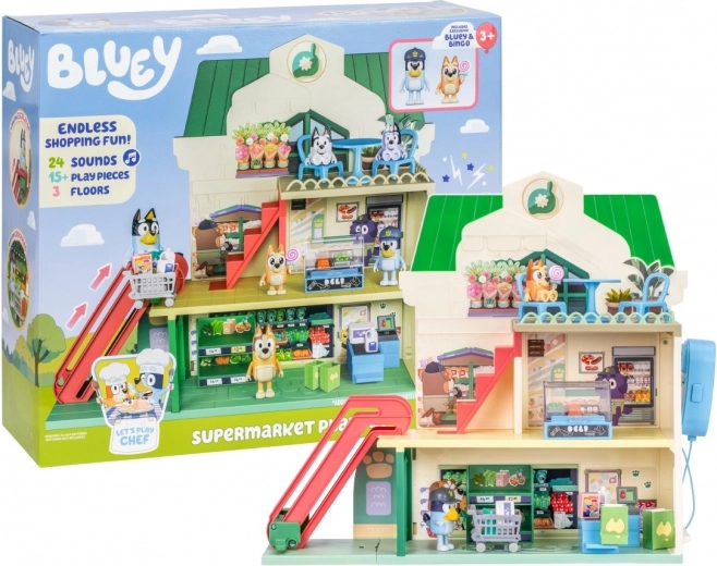 Σετ φιγούρων Bluey Supermarket