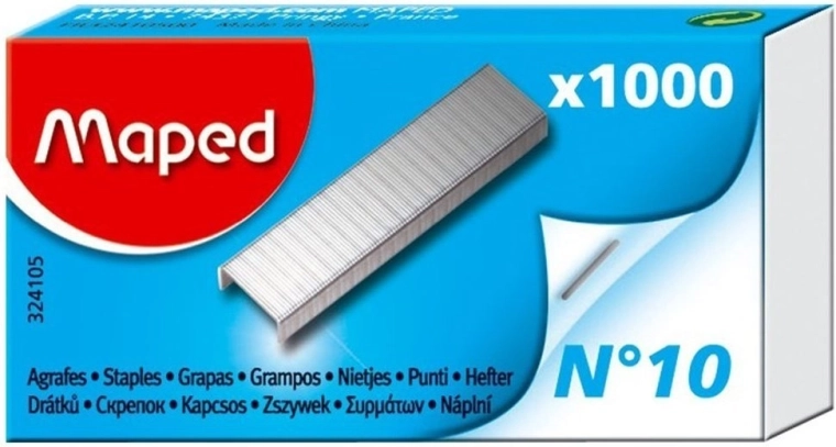 Σύρματα συρραπτικού MAPED No. 10, 1000 τεμ.