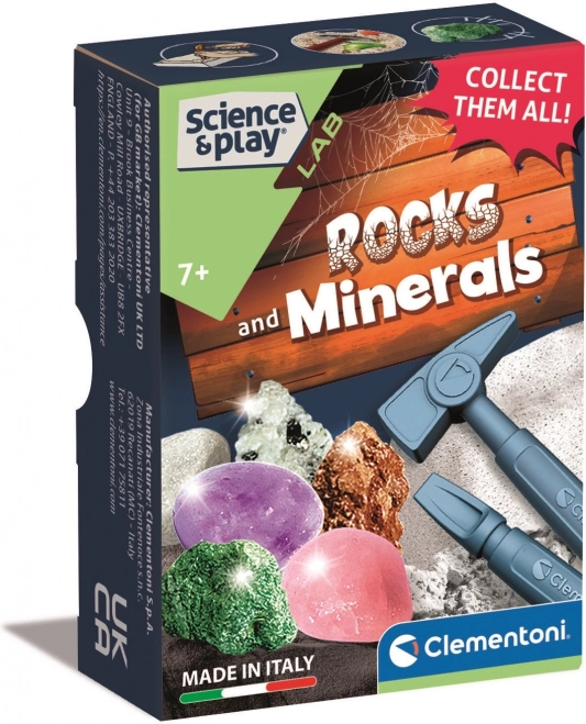 Clementoni Science & Play γεωλογικό μίνι σετ – πετρώματα και ορυκτά
