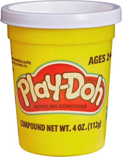 Play-Doh λευκή πλαστελίνη 112 g σε κυπελάκι - 1 τεμάχιο