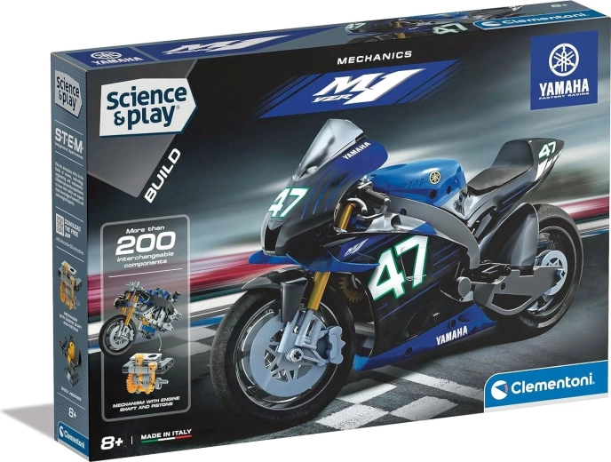Clementoni Science & Play μηχανικό εργαστήριο – μοτοσικλέτα YAMAHA M1