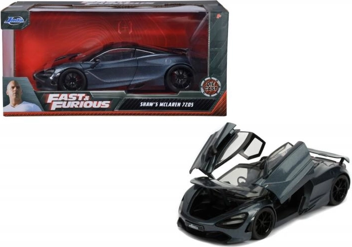Fast & Furious McLaren 720S του Shaw 1:24 μεταλλικό μοντέλο αυτοκινήτου