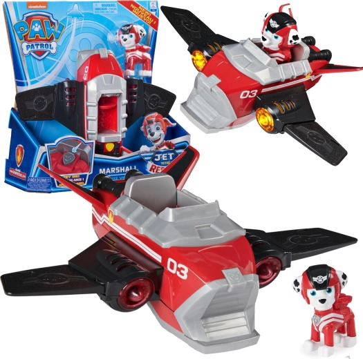 Paw Patrol Marshall σωστικό αεριωθούμενο με φως και ήχο