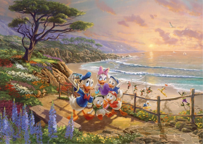 Παζλ Donald & Daisy: Κατσέρι απόγευμα 1000 κομμάτια