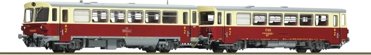 Roco πετρελαιοκίνητο αυτοκινητάμαξα M 152 0059 με ρυμουλκούμενο βαγόνι Blm ČSD (TT)