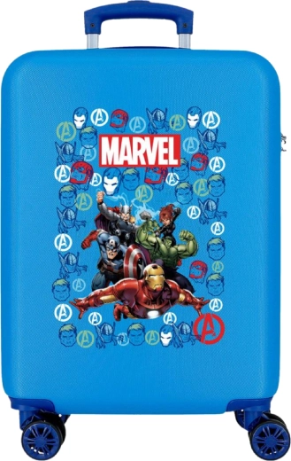 Παιδική σκληρή βαλίτσα Marvel Avengers Team μπλε 55 cm 34 l