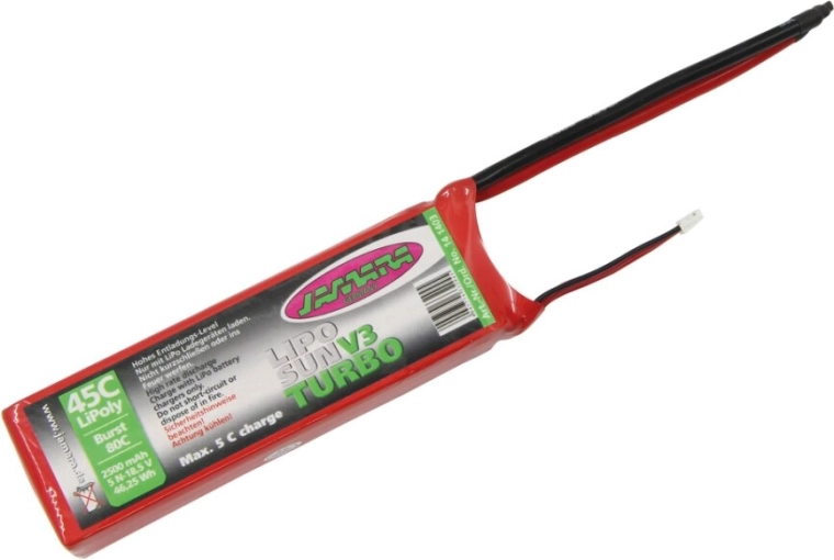 Μπαταρία LiPo LipoSun V3 Turbo 2500 mAh 18,5 V 45C
